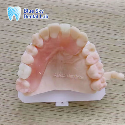 comprar Dentaduras parciales removibles de valplast de aspecto natural para dientes anteriores y posteriores superiores online manufacture