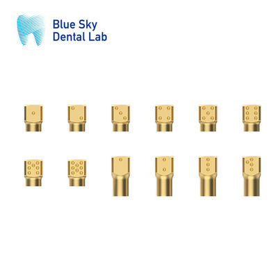 comprar CAD Implante múltiple de escaneo de cuerpo de vacío de oro de revestimiento Dental de escaneo de cuerpos online manufacture